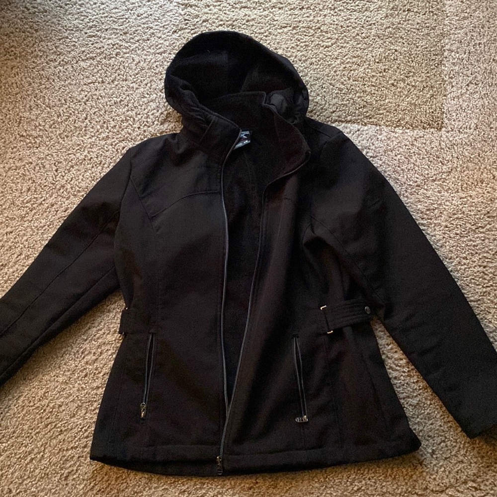 Zerozposur Black Waterproof Coat
